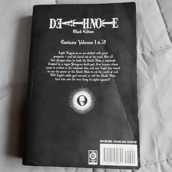Death Note Manga Black Edition Horror Book Volume 1 Containing Volumes 1 & 2 - Picture 2 of 14
